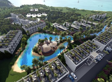 Новые апартаменты в рассрочку, на этапе строительства, в комплексе с собственным пляжем, Татлысу, Фамагуста, Северный Кипр, 43-365 м2 ID-13346 фото-1