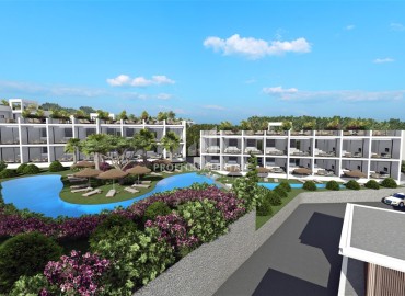 Новые апартаменты в рассрочку, на этапе строительства, в комплексе с собственным пляжем, Татлысу, Фамагуста, Северный Кипр, 43-365 м2 ID-13346 фото-3