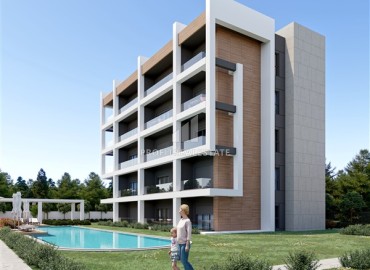 Investment property: one-bedroom apartment at the initial stage of construction, Altintash, Antalya, 66 m2 ID-13356 фото-5