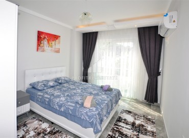 One-bedroom apartment with furniture and appliances, 450 meters from the sea, Kargicak, Alanya, 65 m2 ID-8904 фото-14