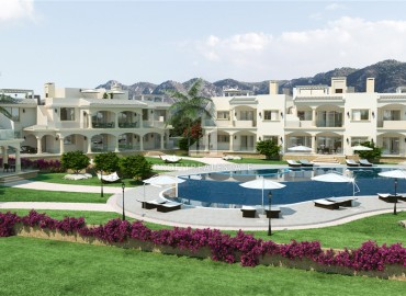 Элитные апартаменты в новом жилом комплексе, на первой береговой линии, Эсентепе, Кипр, 131-200 м2 ID-13381 фото-1