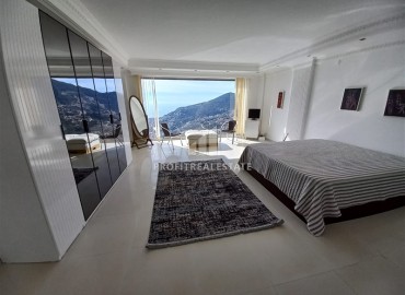 Стильная вилла с дизайнерским интерьером, с четырьмя спальнями, видом на море и бассейном инфинити, Бекташ, Аланья ID-13409 фото-9