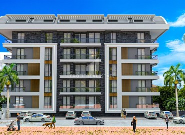 Инвестиционный проект: апартаменты, 61-160м², в резиденции на этапе строительства в центре Алании ID-13411 фото-1