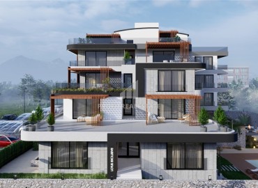 Инвестиционная недвижимость в Анталии на этапе проекта, по наиболее выгодным ценам, Аксу, Анталия, 56-91 м2 ID-13414 фото-3