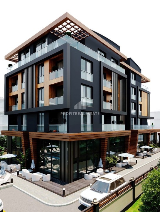 Новые квартиры разных планировок на завершающем этапе строительства, Алтынташ, Анталия, 55-142  м2 ID-13416 фото-2