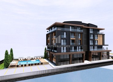 Новые квартиры разных планировок на завершающем этапе строительства, Алтынташ, Анталия, 55-142  м2 ID-13416 фото-5