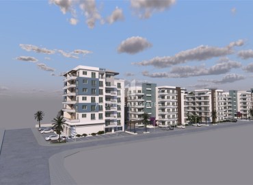 New investment project at an attractive price, 500 meters from the sea, Famagusta, Northern Cyprus 50-143 m2 ID-13428 фото-12