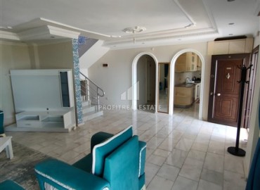 Cozy duplex apartment 196 m2, with three bedrooms, pool and sea view, in Bektas, Alanya ID-13435 фото-2