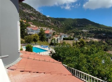 Cozy duplex apartment 196 m2, with three bedrooms, pool and sea view, in Bektas, Alanya ID-13435 фото-12