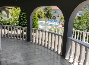 Cozy duplex apartment 196 m2, with three bedrooms, pool and sea view, in Bektas, Alanya ID-13435 фото-16