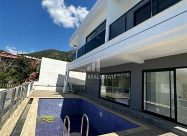 Luxury unfurnished duplex apartment 157 m2, with three bedrooms, with sea views, in Bektas, Alanya ID-13436 фото-15