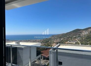 Luxury unfurnished duplex apartment 157 m2, with three bedrooms, with sea views, in Bektas, Alanya ID-13436 фото-20