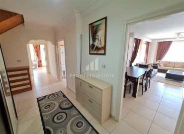 Elegant furnished penthouse 160 m2, with three bedrooms and a separate kitchen, Oba, Alanya ID-13445 фото-7