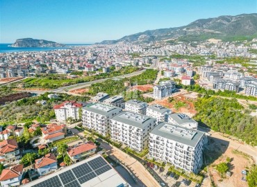 Furnished duplex 2 + 1, 114m², with access to a private garden at the foot of the mountains in Oba, Alanya ID-13455 фото-2