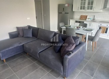 Furnished duplex 2 + 1, 114m², with access to a private garden at the foot of the mountains in Oba, Alanya ID-13455 фото-6