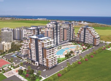 Новый жилой проект с отельной инфраструктурой в 300 метрах от пляжа, Искеле, Фамагуста, Северный Кипр, 39-85 м2 ID-13463 фото-1