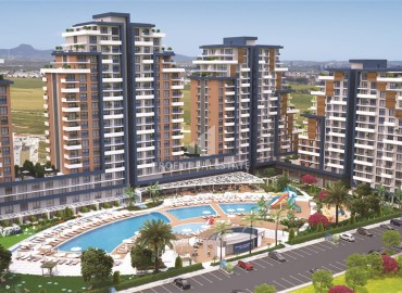 Новый жилой проект с отельной инфраструктурой в 300 метрах от пляжа, Искеле, Фамагуста, Северный Кипр, 39-85 м2 ID-13463 фото-2