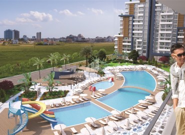Новый жилой проект с отельной инфраструктурой в 300 метрах от пляжа, Искеле, Фамагуста, Северный Кипр, 39-85 м2 ID-13463 фото-7