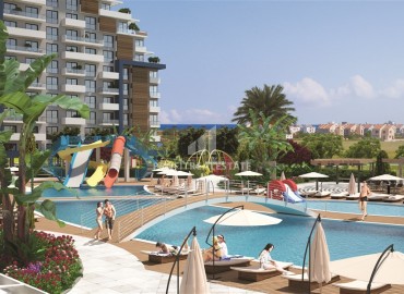 Новый жилой проект с отельной инфраструктурой в 300 метрах от пляжа, Искеле, Фамагуста, Северный Кипр, 39-85 м2 ID-13463 фото-8