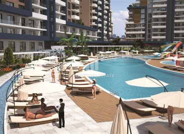 Новый жилой проект с отельной инфраструктурой в 300 метрах от пляжа, Искеле, Фамагуста, Северный Кипр, 39-85 м2 ID-13463 фото-9