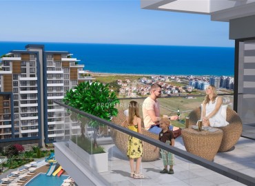 Новый жилой проект с отельной инфраструктурой в 300 метрах от пляжа, Искеле, Фамагуста, Северный Кипр, 39-85 м2 ID-13463 фото-13