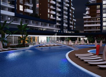 Новый жилой проект с отельной инфраструктурой в 300 метрах от пляжа, Искеле, Фамагуста, Северный Кипр, 39-85 м2 ID-13463 фото-16