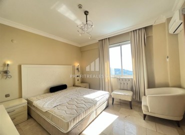 Двухкомнатная меблированная квартира 95м2, с панорамным видом на море, в комплексе с инфраструктурой отеля, Каргыджак, Аланья ID-13471 фото-11