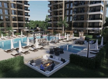 Двухкомнатные и трехкомнатные квартиры от застройщика в Анталии, Алтынташ, 58-84 м2 ID-13477 фото-5