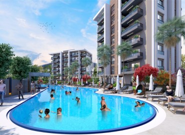 Перспективный инвестиционный проект в Алтынташ, Анталия, от застройщика, 67-129 м2 ID-13479 фото-4