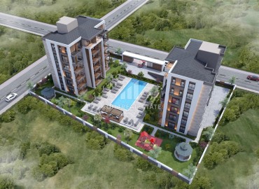 Квартиры от застройщика в перспективном районе Алтынташ, Анталия, 61-110 м2 ID-13498 фото-6