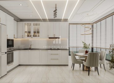 Великолепная квартира 3+1, 135м², с отдельной кухней в новостройке с инфраструктурой в центре района Мезитли ID-13505 фото-8