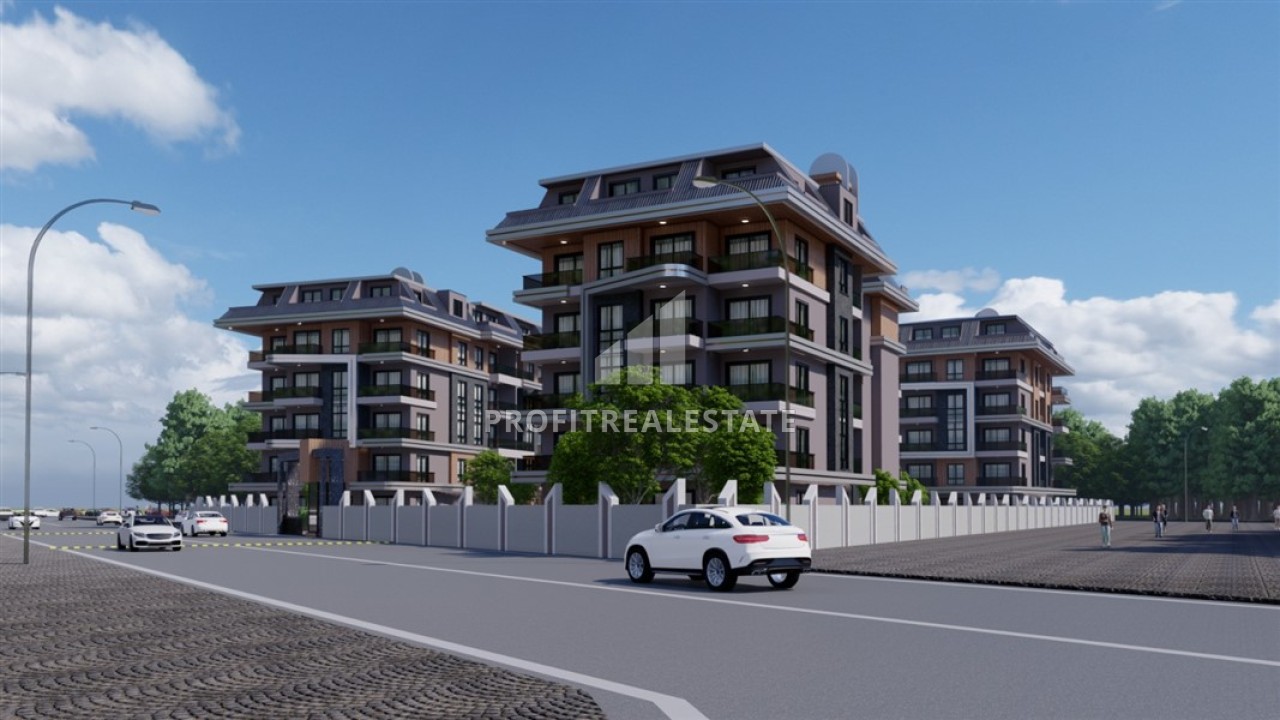 A new investment-attractive project of a premium class residence in the Alanya region - Oba; apartment 51-172m² ID-13506 фото-1