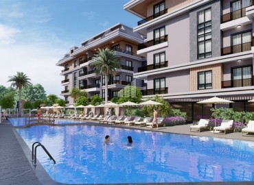A new investment-attractive project of a premium class residence in the Alanya region - Oba; apartment 51-172m² ID-13506 фото-3