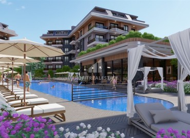 A new investment-attractive project of a premium class residence in the Alanya region - Oba; apartment 51-172m² ID-13506 фото-5