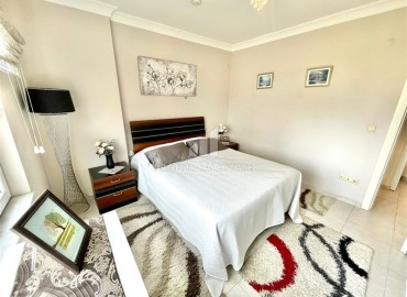 Апартаменты с одной спальней, укомплектованные мебелью и техникой, в благоустроенной резиденции района Джикджилли, Аланья, 60 м2 ID-13530 фото-7