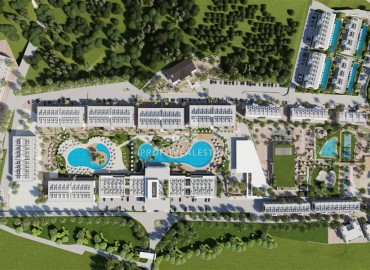 Инвестиционный проект в 200 метрах от моря — жилой квартал класса люкс в Эсентепе, Северный Кипр 43-140 м2 ID-13533 фото-4