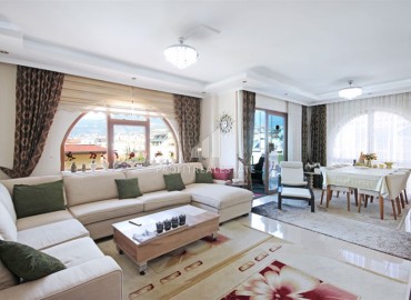 Furnished duplex apartment 6 + 1, 300 meters from the center of Oba, Alanya, 215 m2 ID-13537 фото-2