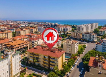 One-bedroom apartment by the sea, 65 m2, unfurnished, with a fine finish, kitchen and bathroom equipment, in Oba, Alanya ID-13540 фото-15