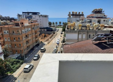 Двухкомнатные апартаменты на аренду в самом центре Алании с видом на море, пляж Клеопатра ID-13564 фото-11