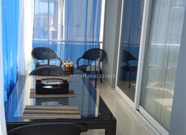 Меблированная квартира на аренду с одной спальней, 75 м² в 150м от моря в Махмутларе, Алания ID-13566 фото-19