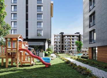 Двухкомнатные апартаменты на этапе строительства, Бараж, Кепез, Анталия, 60 м2 ID-13575 фото-8