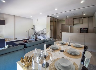Двухкомнатные апартаменты и трехкомнатный дуплекс в благоустроенной резиденции 2022 года, Эрменек, Лара, Анталия, 73-84 м2 ID-13587 фото-5
