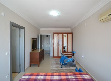 Светлая меблированная квартира 2+1 площадью 120 м2 с ванной и видом на море в комплексе с инфраструктурой в Джикджилли, Аланья ID-11067 фото-14