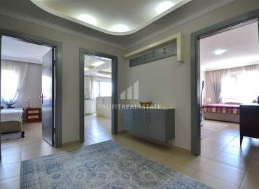 Светлая меблированная квартира 2+1 площадью 120 м2 с ванной и видом на море в комплексе с инфраструктурой в Джикджилли, Аланья ID-11067 фото-17
