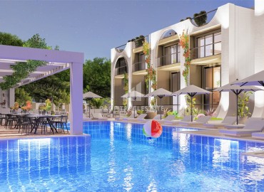 Стильные лофты, двух- и трехкомнатные квартиры 54-92 м2, от застройщика, в 250 метрах от моря в Бахчели, Северный Кипр ID-13592 фото-16