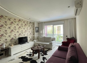 Furnished one bedroom apartment, 70m², in a residence with facilities, 600m from Cleopatra beach, Alanya ID-13602 фото-4