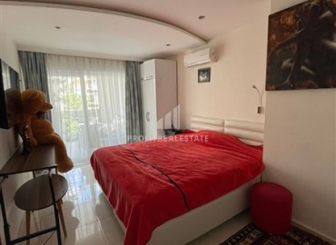 Меблированная квартира с одной спальней, 70м², в комплексе с инфраструктурой, в 600м от пляжа Клеопатры, Алания ID-13602 фото-6