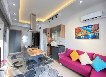 Меблированная квартира с одной спальней, 50м², в новом комплексе в районе Мезитли, Мерсин ID-13613 фото-3
