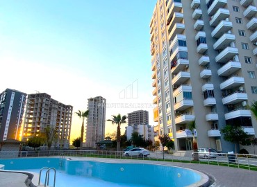 Furnished apartment 1 + 1, 60m², in a residence with a water park, by the sea, in Teje area, Mersin ID-13615 фото-20
