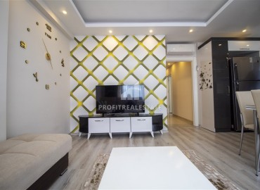 Готовая к заселению двухкомнатная квартира в резиденции с инфраструктурой, Хурма, Коньяалты, 50 м2 ID-13625 фото-4